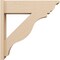 Ekena Millwork 7 1/2-in W x 26-in D x 26-in H Funston Trad Rough Cedar Woodgrain TimberThane Outlooker, Primed Tan OUTUR075X26X26FST04RCPR - alternate 6